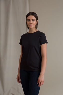 KATRINA Organic Cotton T-Shirt blackest