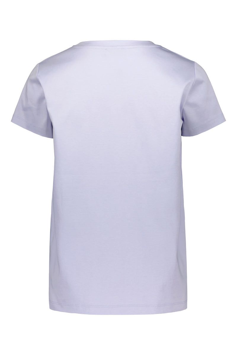 KATRINA Organic Cotton T-Shirt blue lilac back