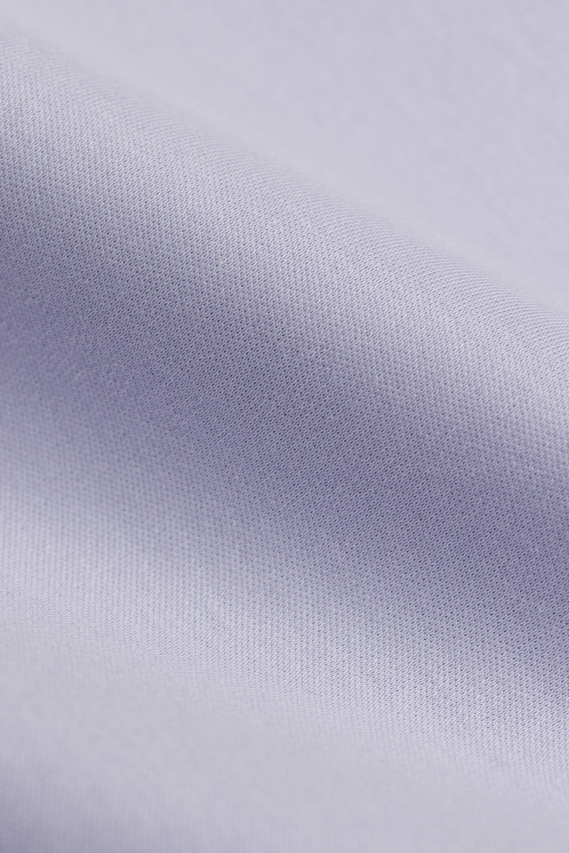 KATRINA Organic Cotton T-Shirt blue lilac material 2