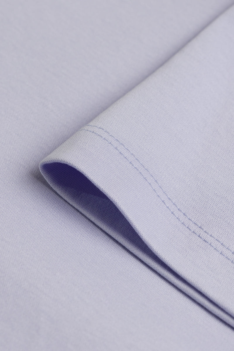 KATRINA Organic Cotton T-Shirt blue lilac material