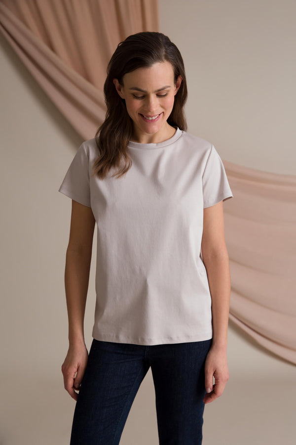 KATRINA Organic Cotton T-Shirt grey