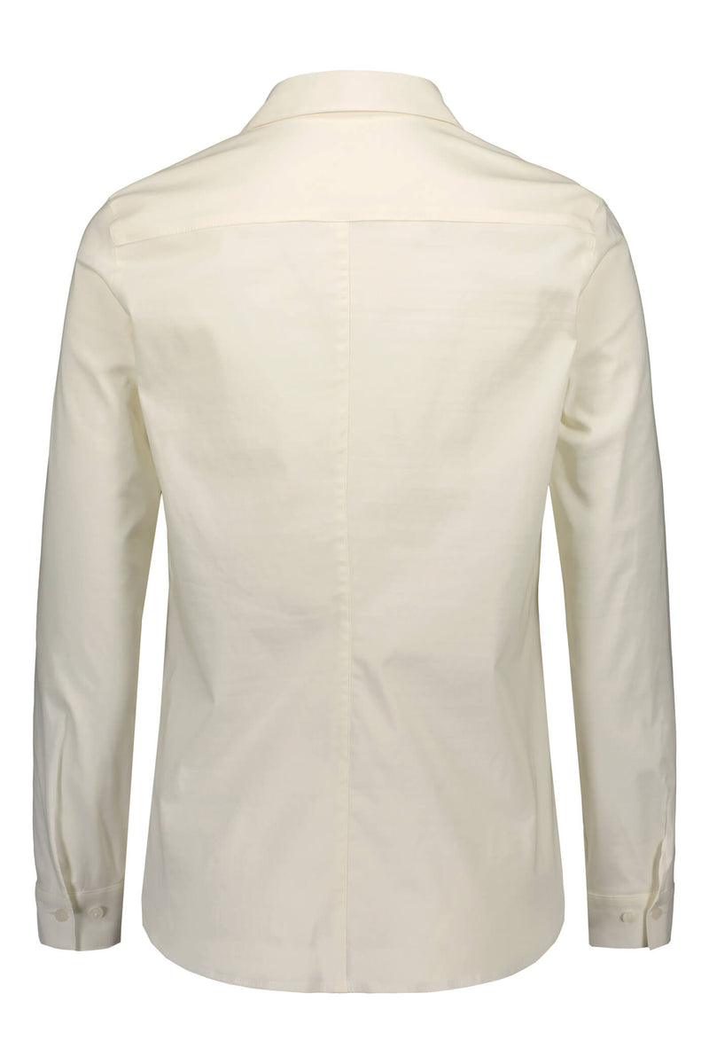 KIELO Cotton Shirt soft white back