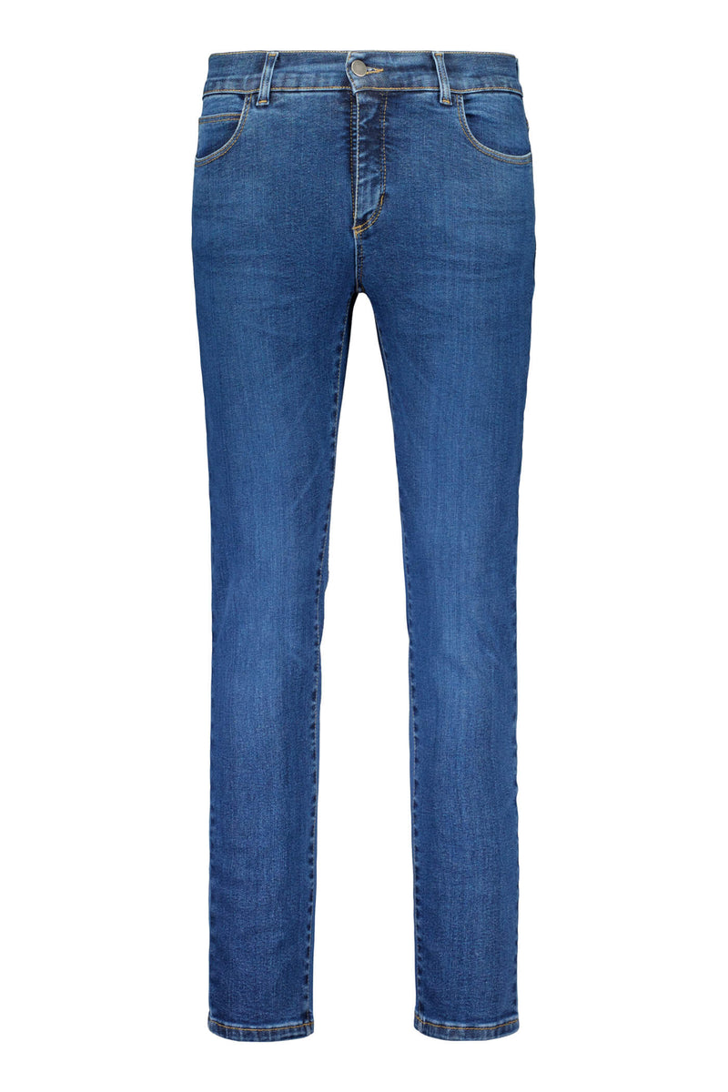 KIM Stretchy Cotton Jeans mid wash front