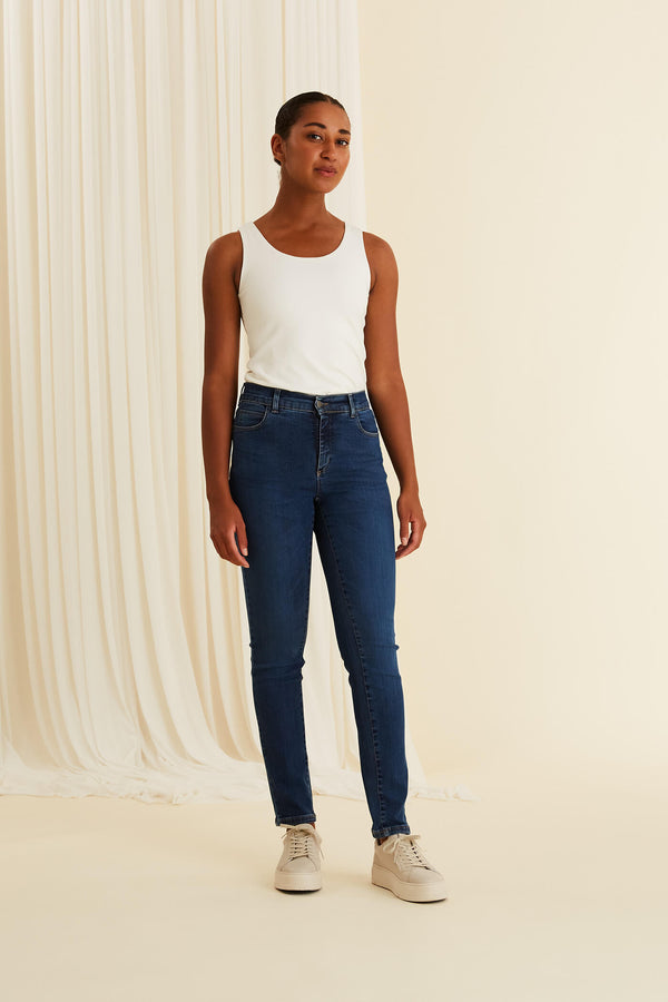 KIM Stretchy Cotton Jeans mid wash