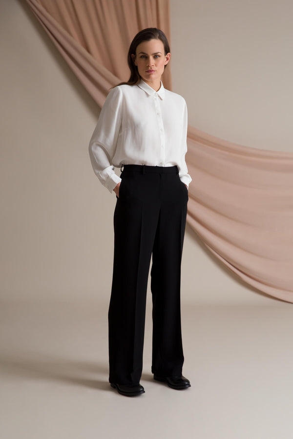 Kimber wide leg trousers black