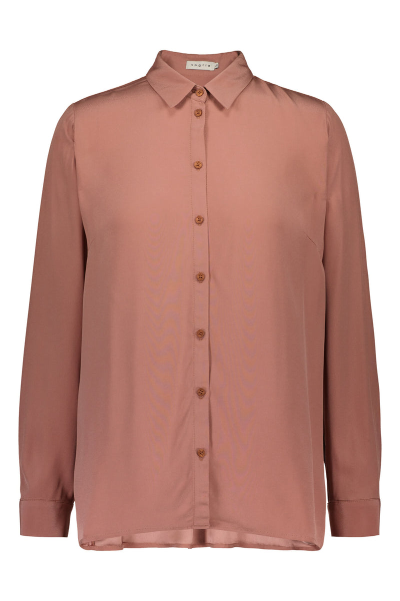 KRISTINA Classic Shirt misty rose front