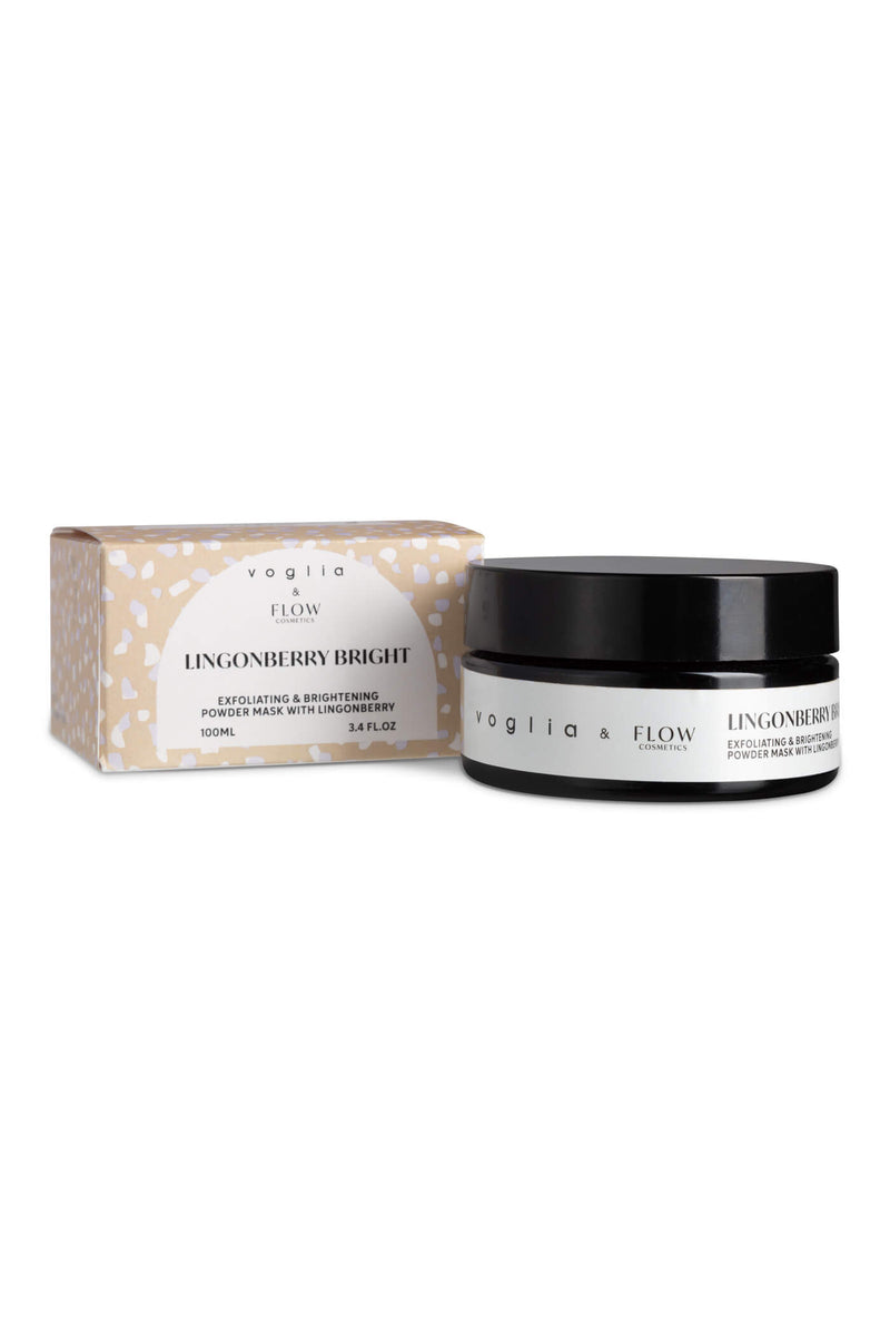LINGONBERRY BRIGHT MASK Gentle Enzyme Peel package
