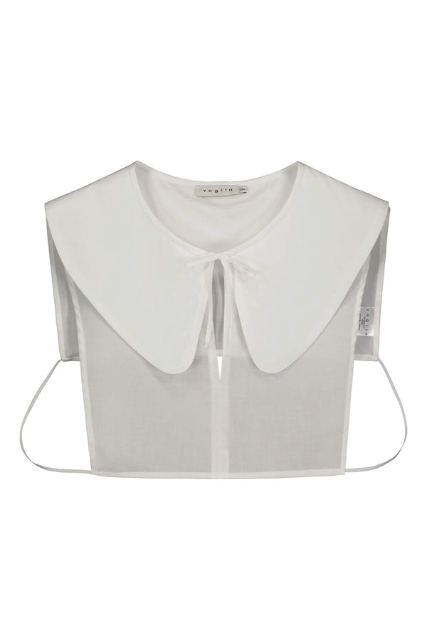 MARY Peter Pan Collar soft white front
