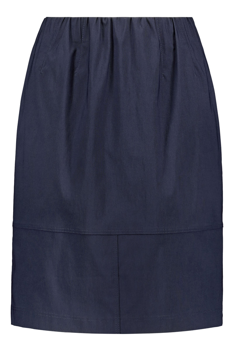 SAMANTHA Stretchy Skirt dark blue front