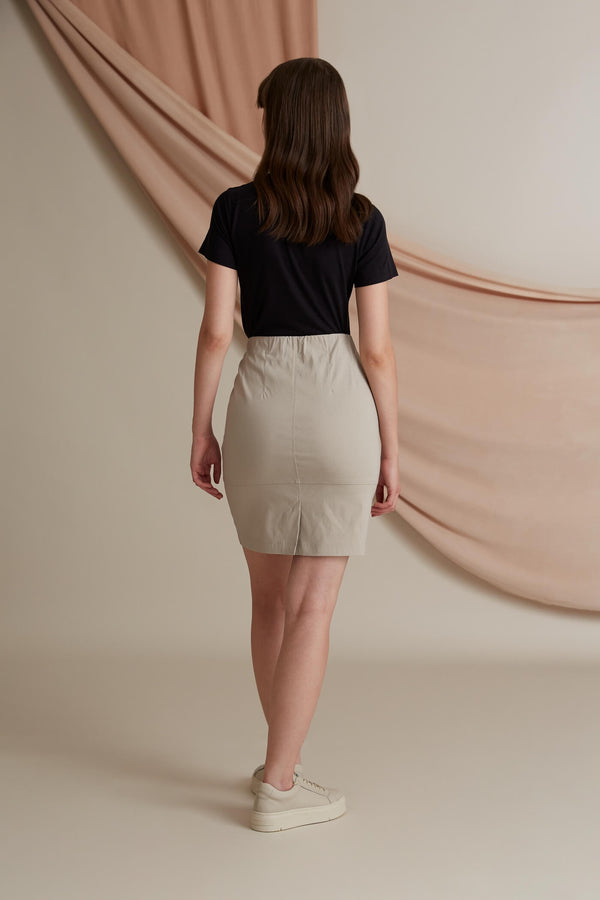 SAMANTHA Stretchy Skirt shell behind