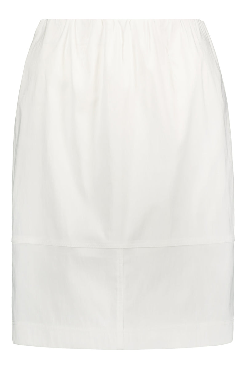 SAMANTHA Stretchy Skirt white front