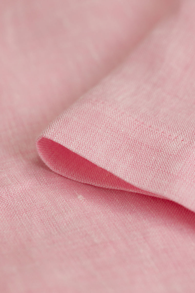 SHEENA Linen Dress cotton candy material