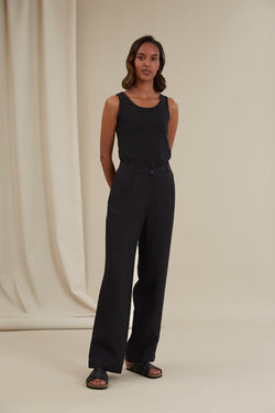 SHERAH Linen Trousers
