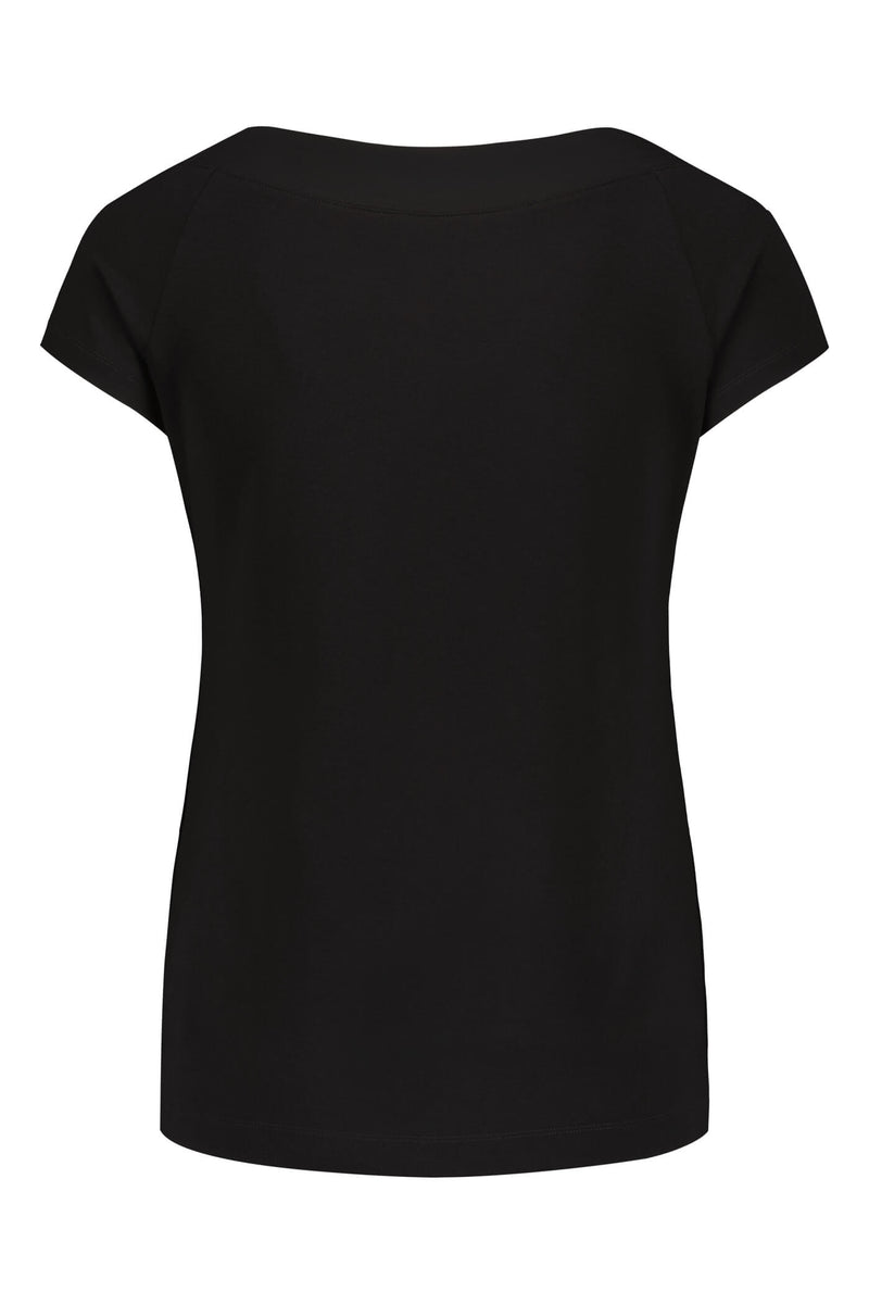 VEERA Viscose T-Shirt blackest back