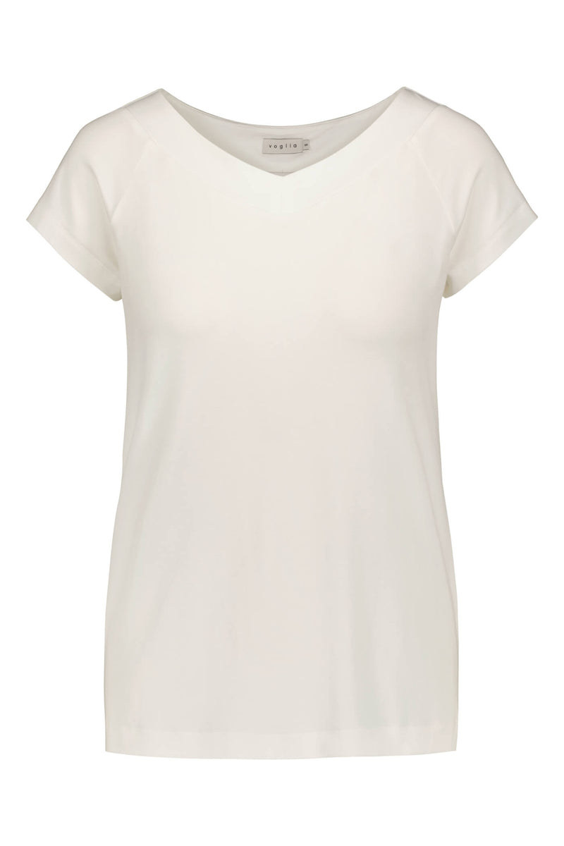 VEERA Viscose T-Shirt soft white front