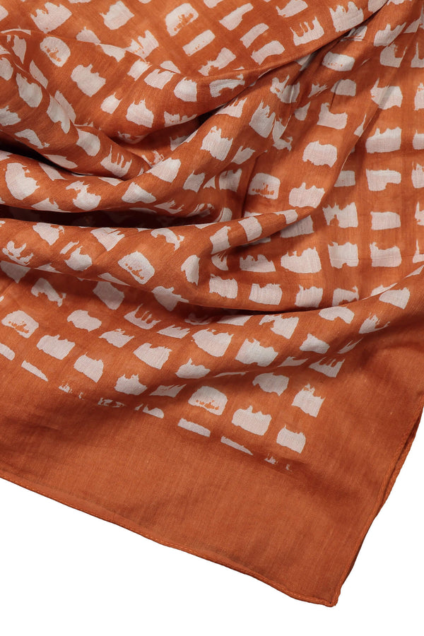 Thin Patterned Scarf
