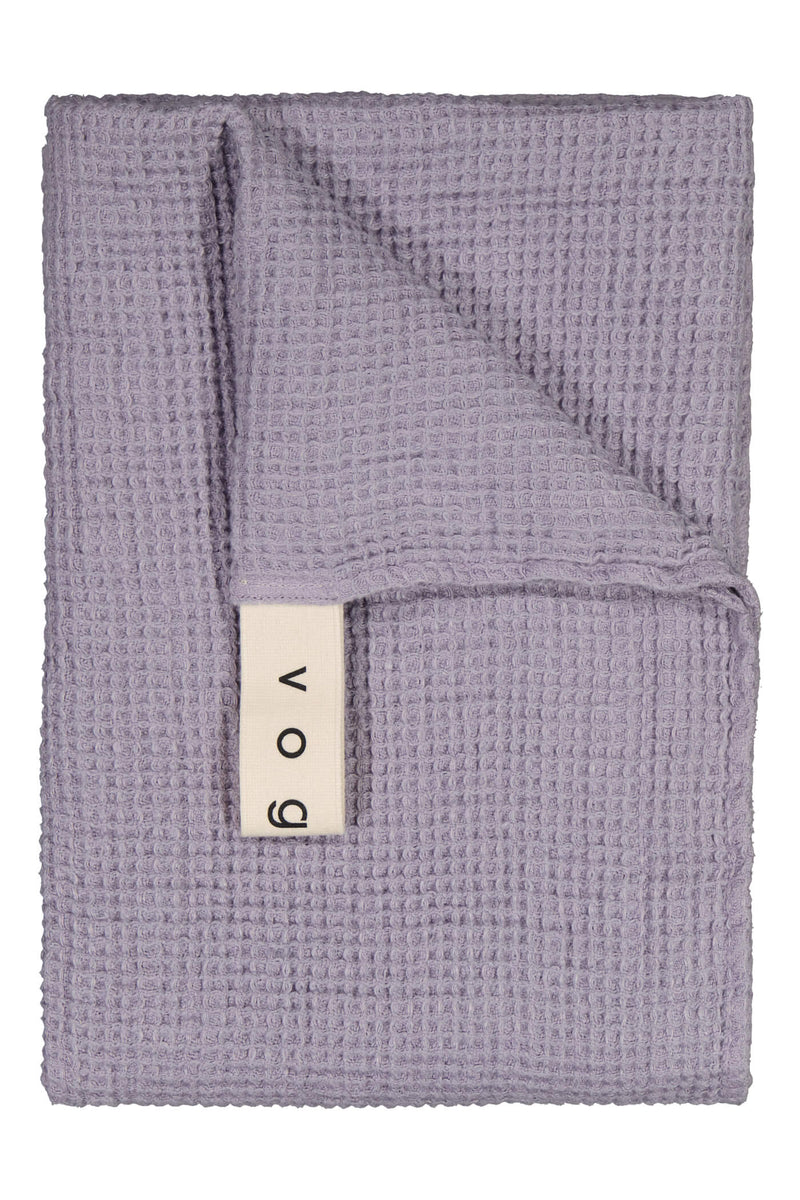 WILLOW Waffle Towel lavender flat